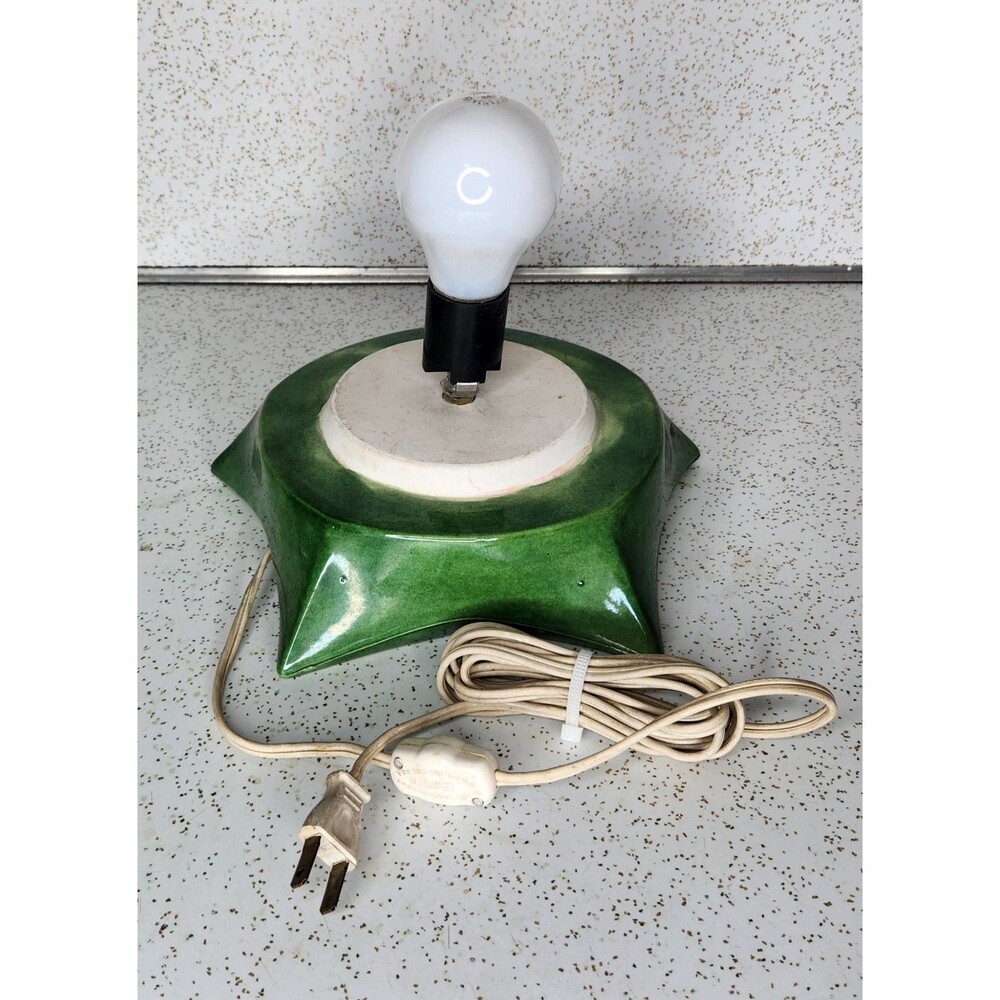 Vintage 1970s Holland Mold Large 17” Ceramic Frosted Christmas Tree W/ Base - Picture 11 of 16